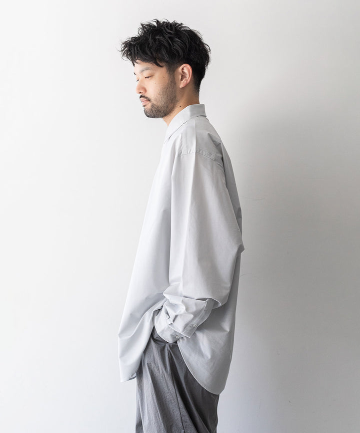 【KANEMASA PHIL.】カネマサのROYAL OX DRESS JERSEY SHIRT - LIGHT GRAY 公式通販session福岡セレクトショップ