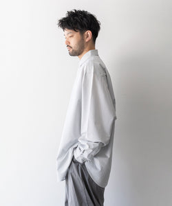 【KANEMASA PHIL.】カネマサのROYAL OX DRESS JERSEY SHIRT - LIGHT GRAY 公式通販session福岡セレクトショップ