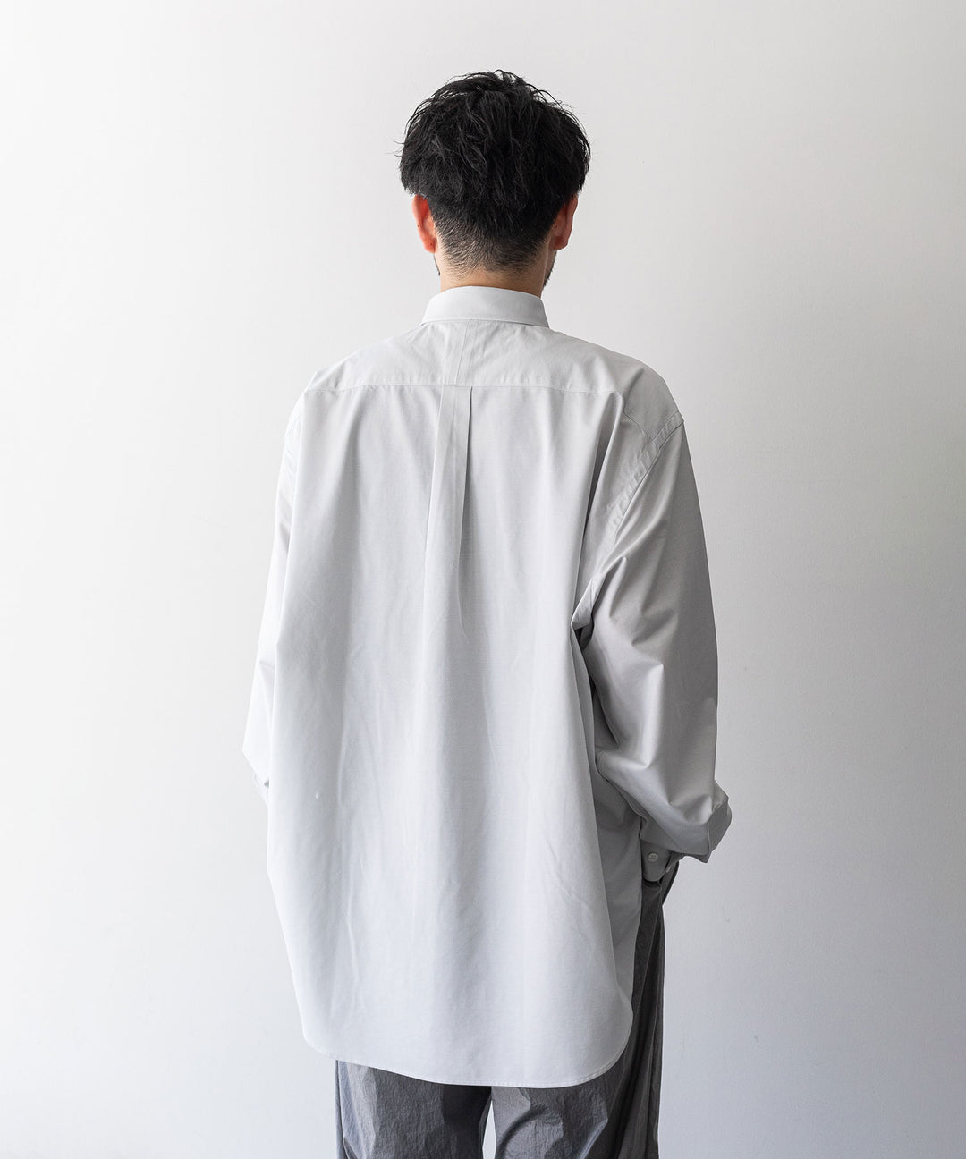 【KANEMASA PHIL.】カネマサのROYAL OX DRESS JERSEY SHIRT - LIGHT GRAY 公式通販session福岡セレクトショップ