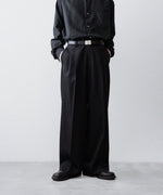 画像をギャラリービューアに読み込む, ssstein(シュタイン)のLAMBS LEATHER HALF COAT - BLACKの公式通販サイトsession福岡セレクトショップ
