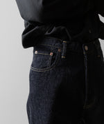 画像をギャラリービューアに読み込む, ssstein(シュタイン)のTWIST SEAM ECO DENIM JEANS - INDIGO(ONE WASH)の公式通販サイトsession福岡セレクトショップ
