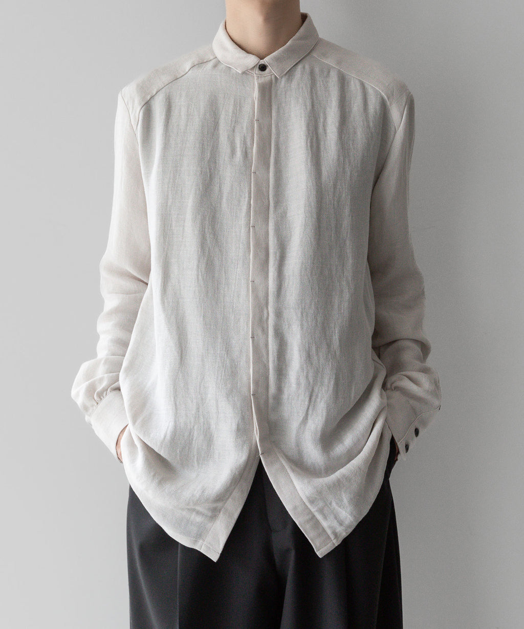 kujaku クジャクのRAYON / LINEN SHIRT WHITEの公式通販サイトsession福岡セレクトショップ