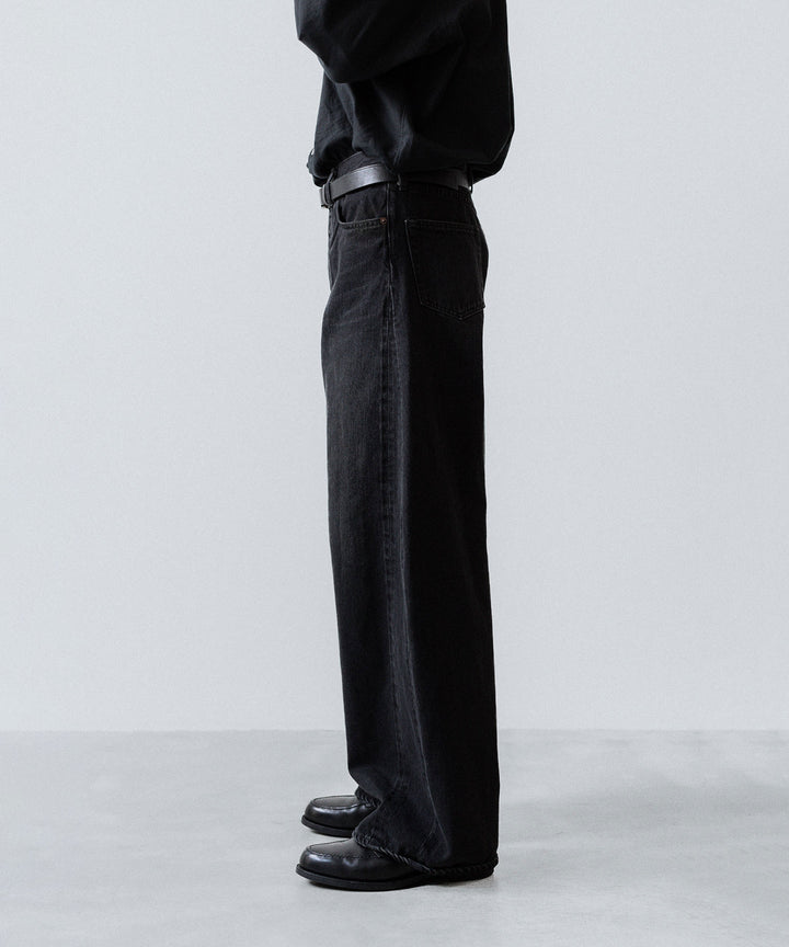 ssstein(シュタイン)のDEFORMATION WIDE DENIM JEANS - BLACKの公式通販サイトsession福岡セレクトショップ