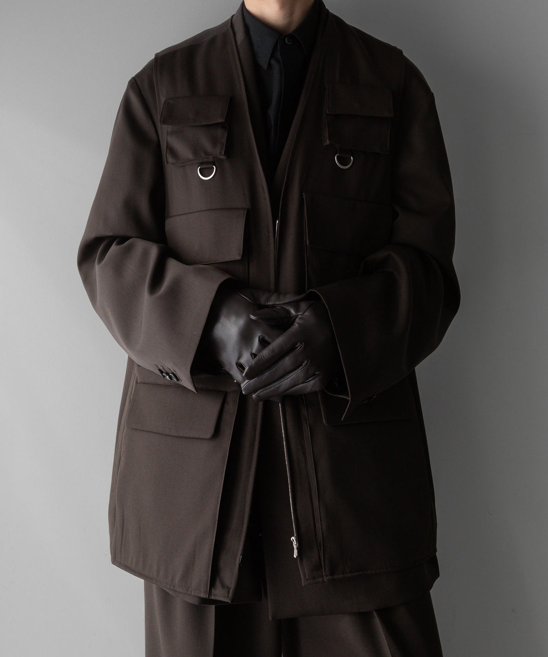 stein(シュタイン)の24SSコレクションOVERSIZED MULTI POCKET VESTのMILITARY KHAKI sessionセッション福岡セレクトショップ 公式通販サイト