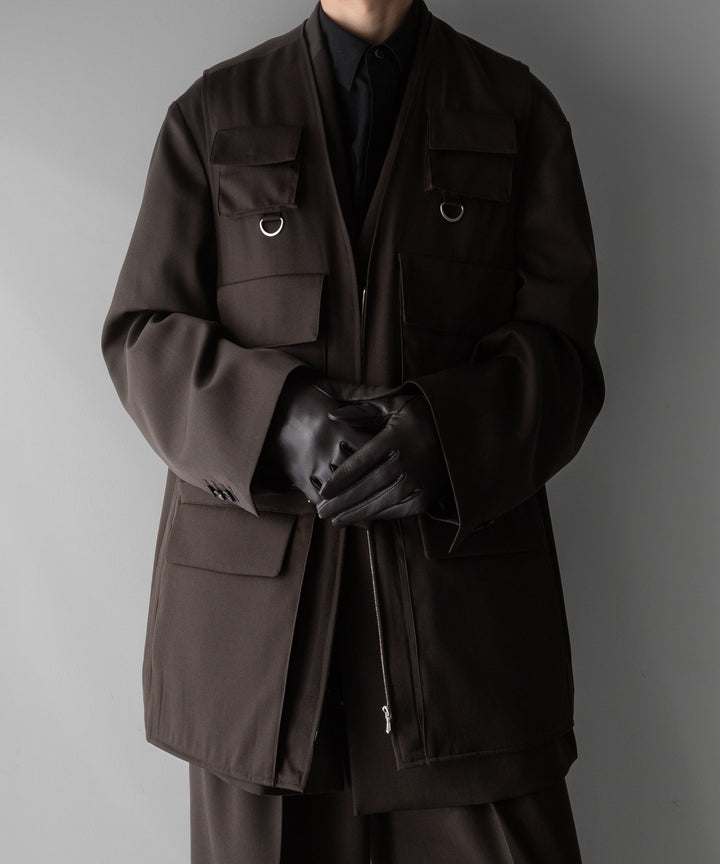stein(シュタイン)の24SSコレクションOVERSIZED MULTI POCKET VESTのMILITARY KHAKI sessionセッション福岡セレクトショップ 公式通販サイト