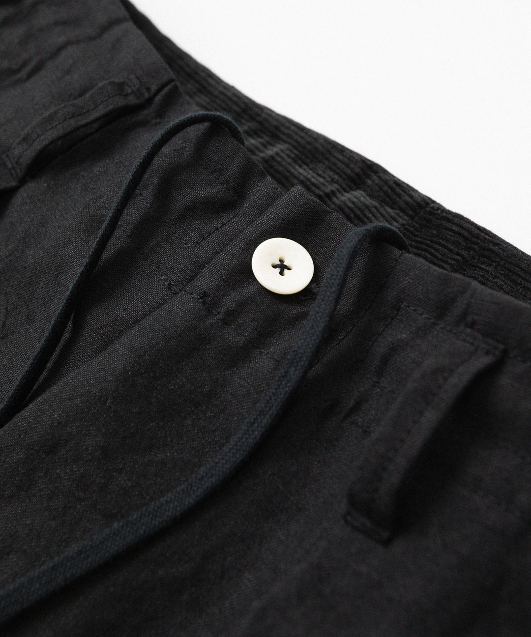 phebus- フィーバスのWOOL LINEN WIDE TAPERED PANTSのBLACK公式通販サイトsession福岡セレクトショップ