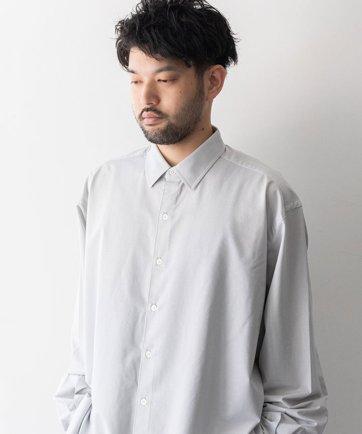 【KANEMASA PHIL.】カネマサのROYAL OX DRESS JERSEY SHIRT - LIGHT GRAY 公式通販session福岡セレクトショップ