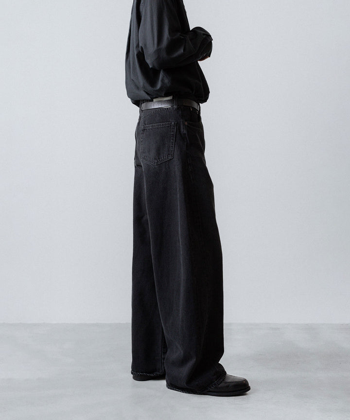 ssstein(シュタイン)のDEFORMATION WIDE DENIM JEANS - BLACKの公式通販サイトsession福岡セレクトショップ