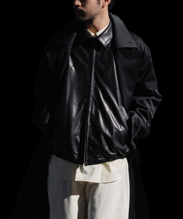 ssstein(シュタイン)のLAMBS LEATHER LIGHT ZIP JACKET - BLACKの公式通販サイトsession福岡セレクトショップ