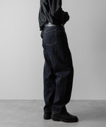 画像をギャラリービューアに読み込む, ssstein(シュタイン)のTWIST SEAM ECO DENIM JEANS - INDIGO(ONE WASH)の公式通販サイトsession福岡セレクトショップ
