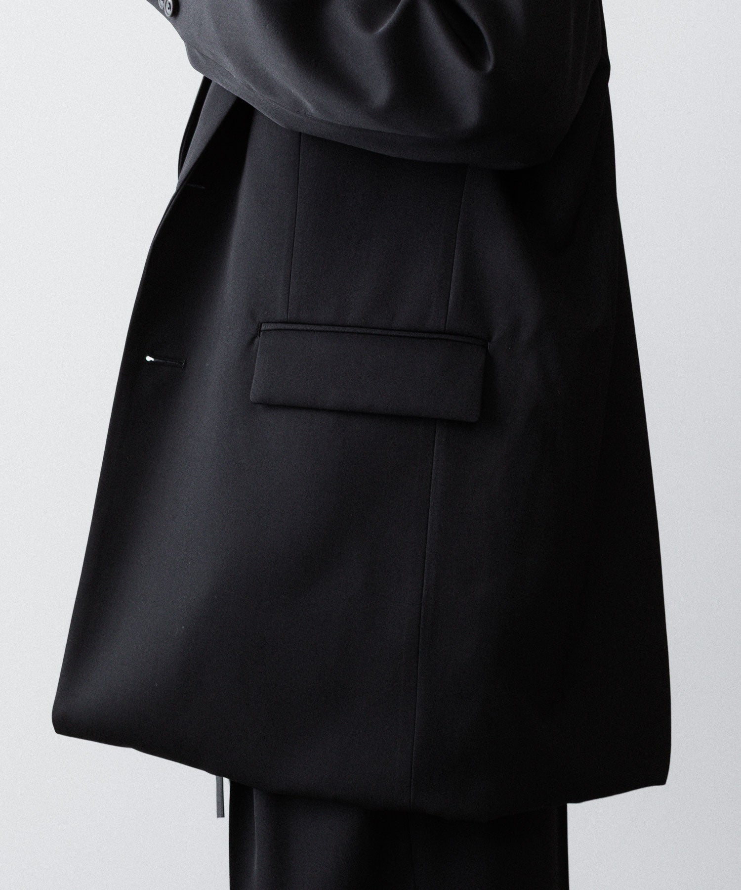 ssstein(シュタイン)のOVERSIZED LAYERED COMBINATION JACKET - BLACKの公式通販サイトsession福岡セレクトショップ