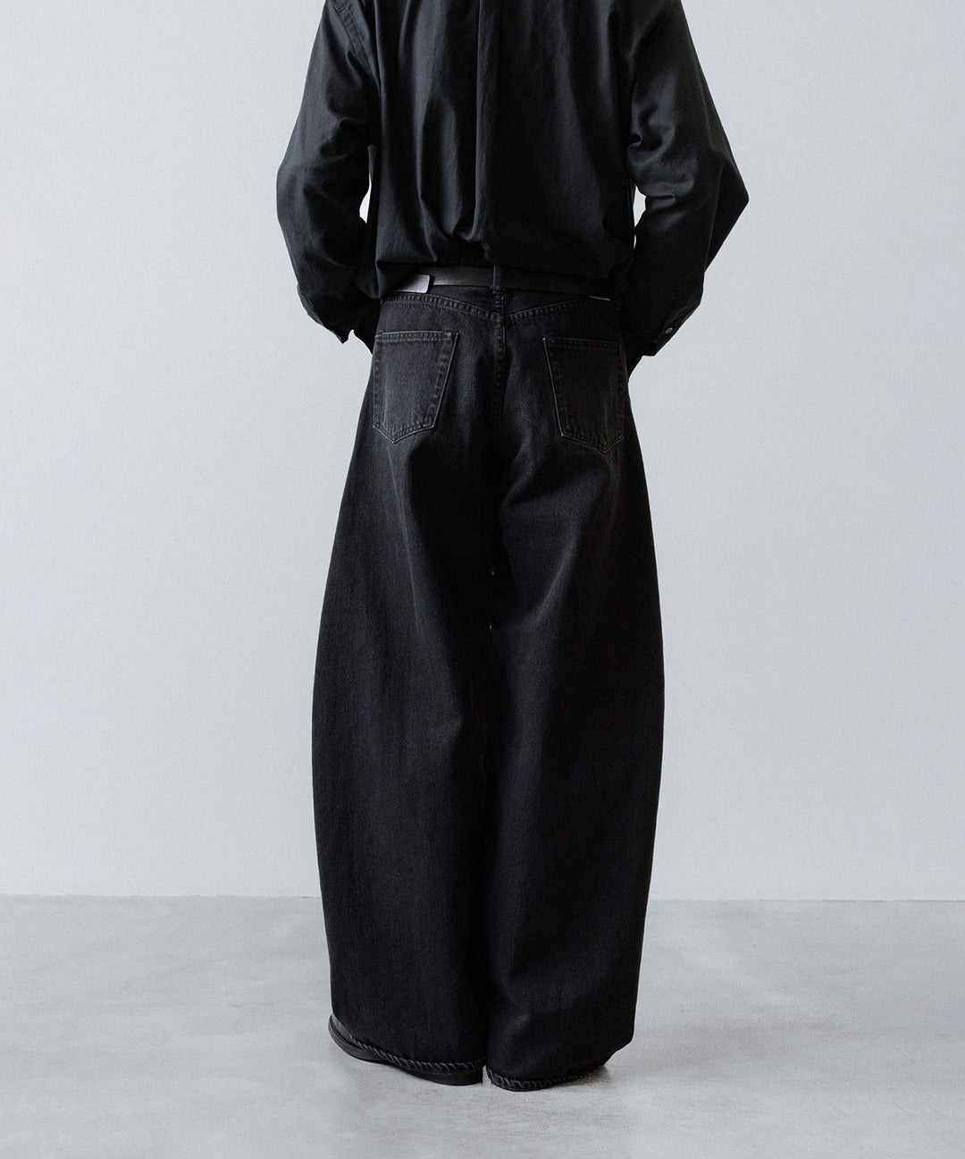 ssstein(シュタイン)のDEFORMATION WIDE DENIM JEANS - BLACKの公式通販サイトsession福岡セレクトショップ