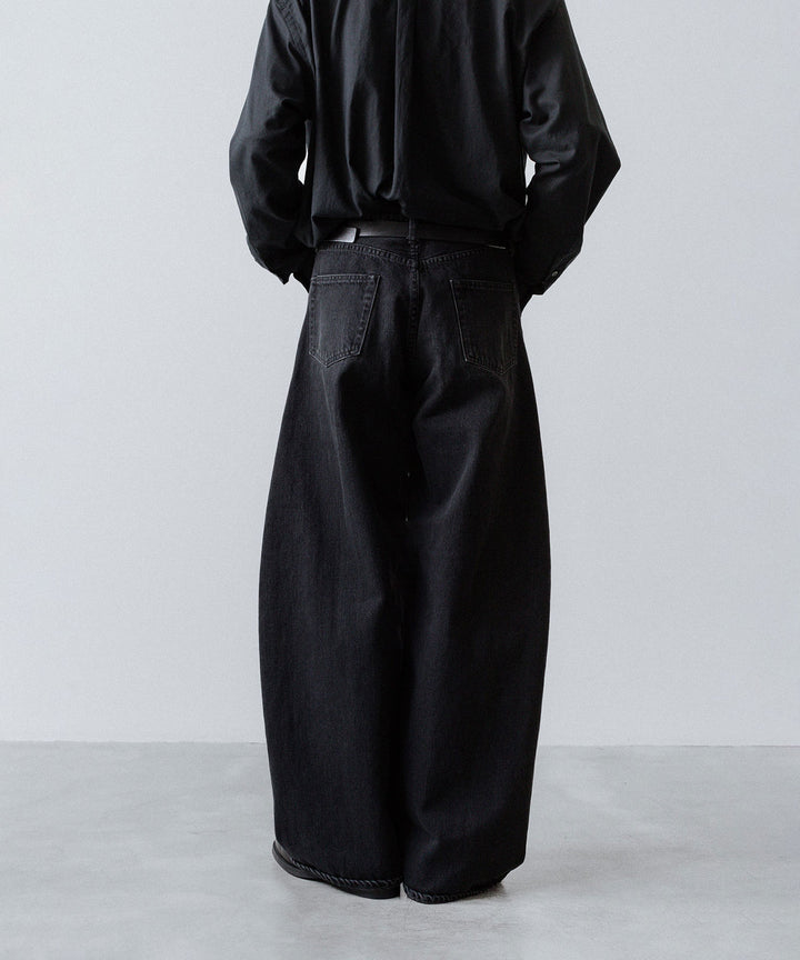 ssstein(シュタイン)のDEFORMATION WIDE DENIM JEANS - BLACKの公式通販サイトsession福岡セレクトショップ