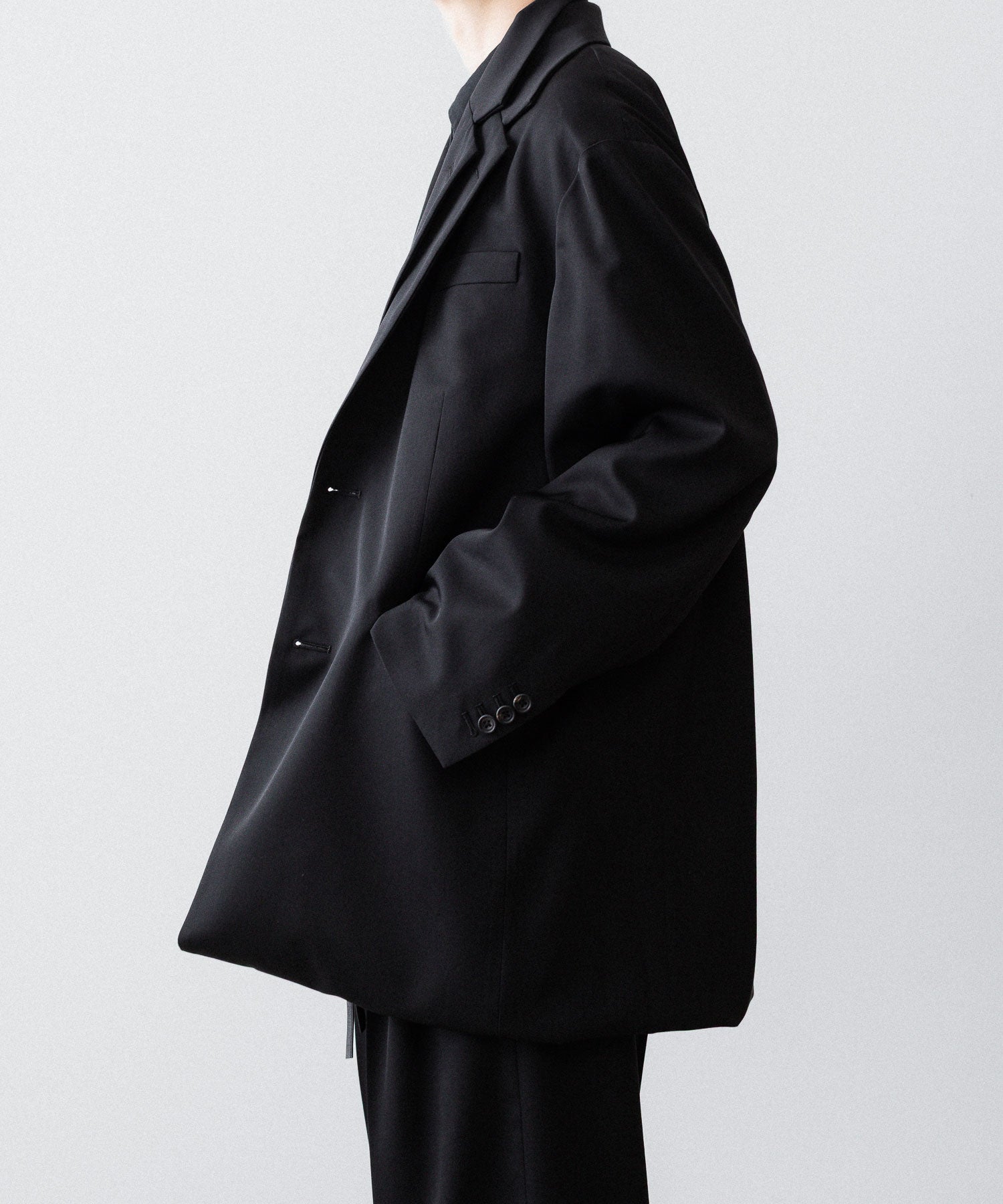 ssstein(シュタイン)のOVERSIZED LAYERED COMBINATION JACKET - BLACKの公式通販サイトsession福岡セレクトショップ