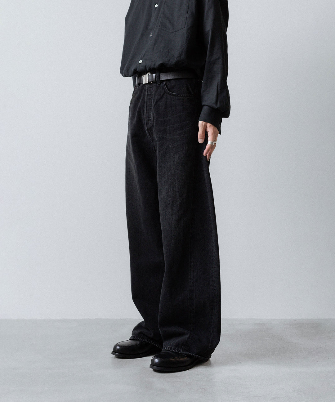 ssstein(シュタイン)のDEFORMATION WIDE DENIM JEANS - BLACKの公式通販サイトsession福岡セレクトショップ
