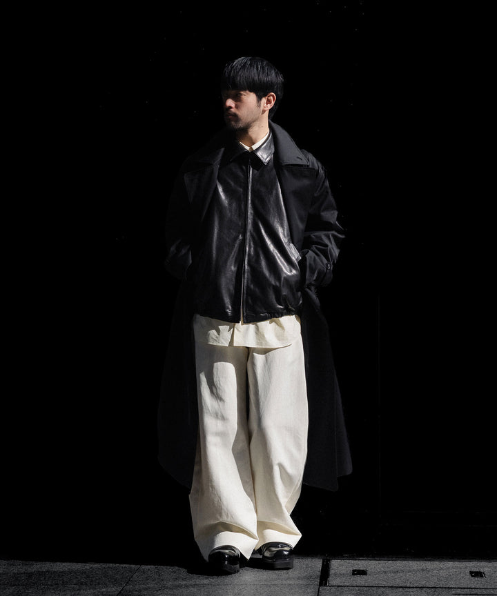 ssstein(シュタイン)のDOUBLE WEAVE COTTON ROUND PANTS - CREAMの公式通販サイトsession福岡セレクトショップ