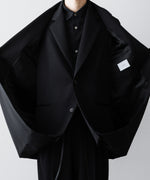 画像をギャラリービューアに読み込む, ssstein(シュタイン)のOVERSIZED LAYERED COMBINATION JACKET - BLACKの公式通販サイトsession福岡セレクトショップ
