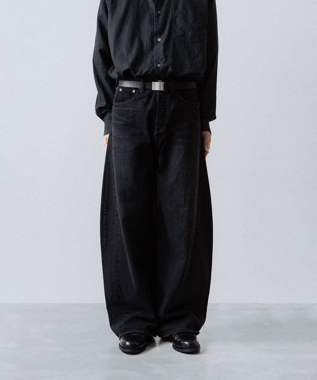 ssstein(シュタイン)のDEFORMATION WIDE DENIM JEANS - BLACKの公式通販サイトsession福岡セレクトショップ