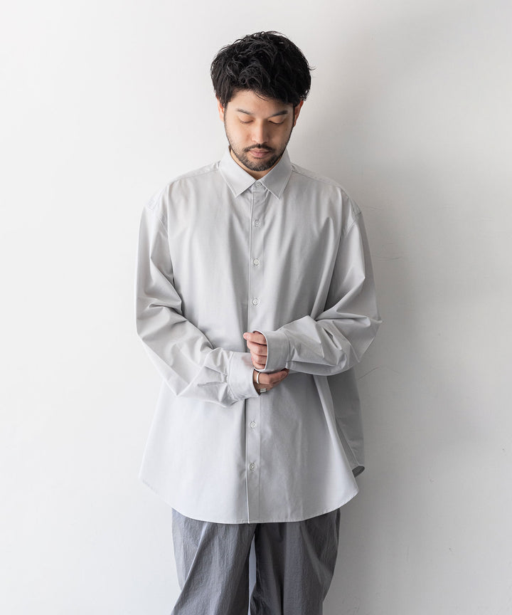 【KANEMASA PHIL.】カネマサのROYAL OX DRESS JERSEY SHIRT - LIGHT GRAY 公式通販session福岡セレクトショップ
