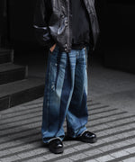 画像をギャラリービューアに読み込む, SUBLATIONS サブレーションズの2TUCK WIDE DENIM PANTS &quot;ENTASIS MK-Ⅱ&quot;のUSED INDIGO 公式通販サイトsession福岡セレクトショップ
