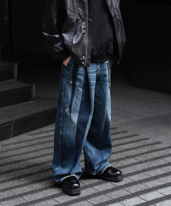 SUBLATIONS / サブレーションズ】2TUCK WIDE DENIM PANTS 