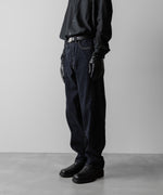 画像をギャラリービューアに読み込む, ssstein(シュタイン)のTWIST SEAM ECO DENIM JEANS - INDIGO(ONE WASH)の公式通販サイトsession福岡セレクトショップ
