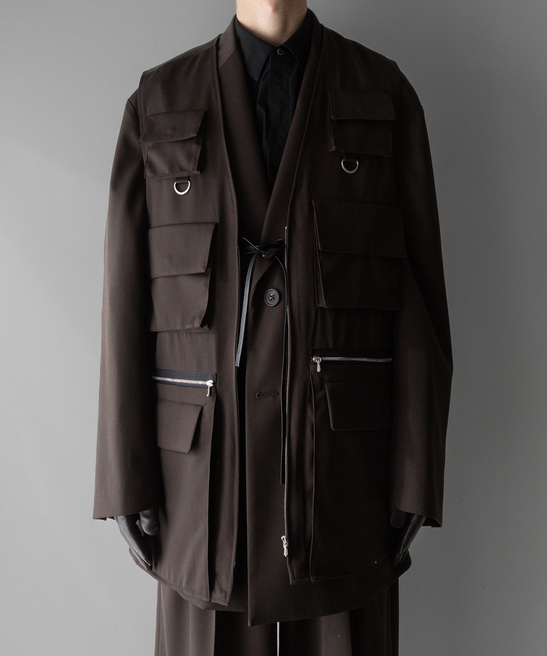 stein(シュタイン)の24SSコレクションOVERSIZED MULTI POCKET VESTのMILITARY KHAKI sessionセッション福岡セレクトショップ 公式通販サイト