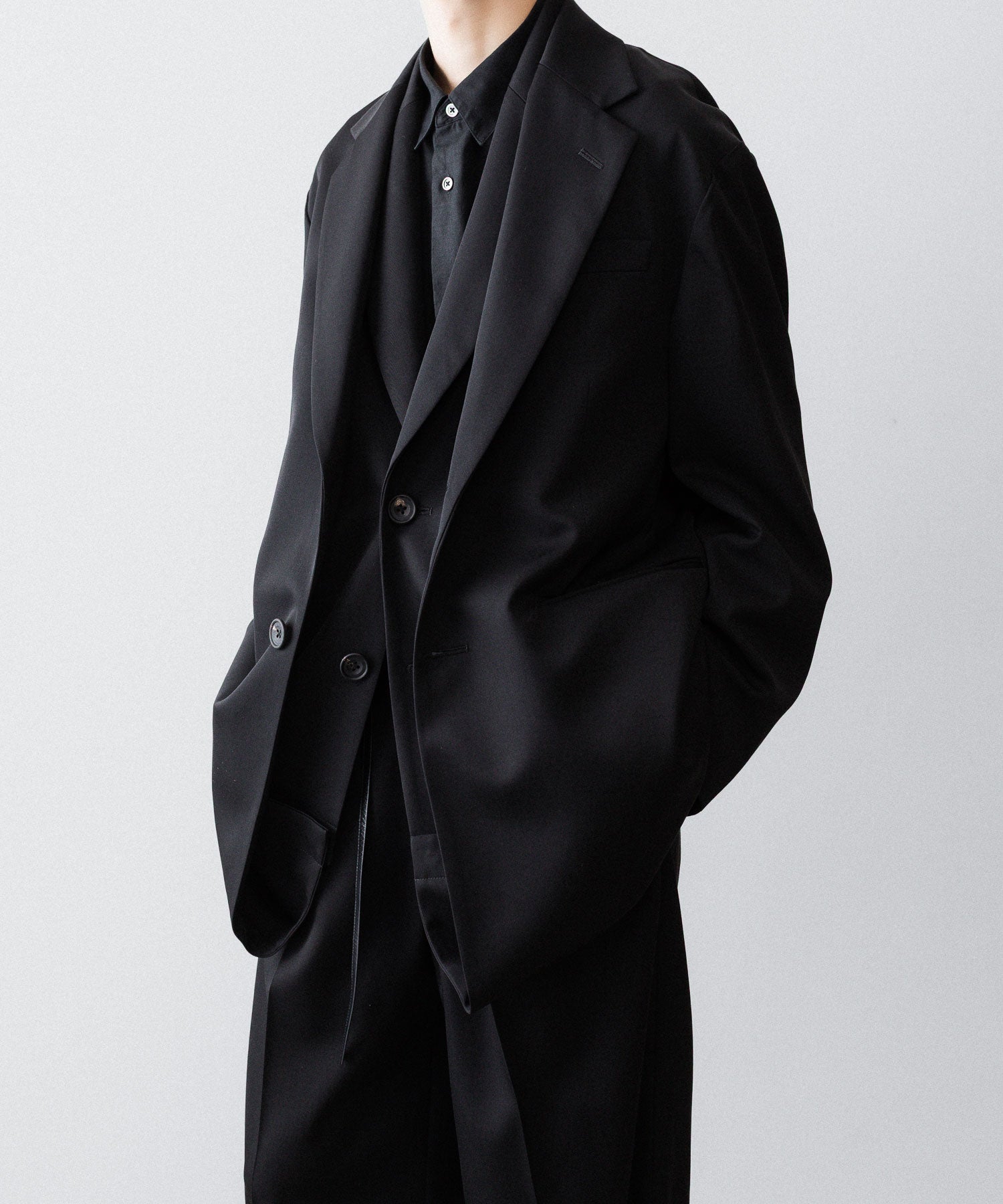 ssstein(シュタイン)のOVERSIZED LAYERED COMBINATION JACKET - BLACKの公式通販サイトsession福岡セレクトショップ