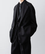 画像をギャラリービューアに読み込む, ssstein(シュタイン)のOVERSIZED LAYERED COMBINATION JACKET - BLACKの公式通販サイトsession福岡セレクトショップ
