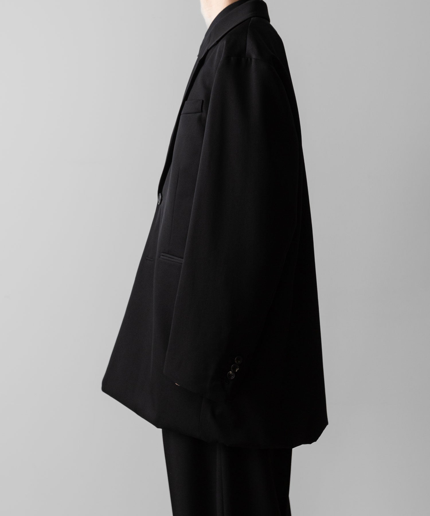 ssstein(シュタイン)のOVERSIZED LAYERED COMBINATION JACKET - BLACKの公式通販サイトsession福岡セレクトショップ