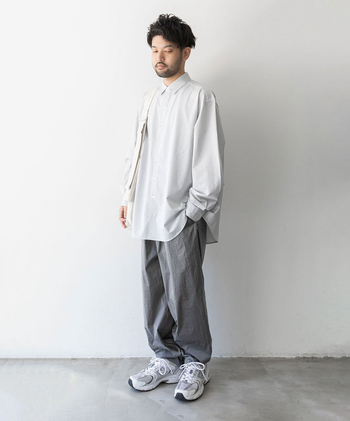 【KANEMASA PHIL.】カネマサのROYAL OX DRESS JERSEY SHIRT - LIGHT GRAY 公式通販session福岡セレクトショップ
