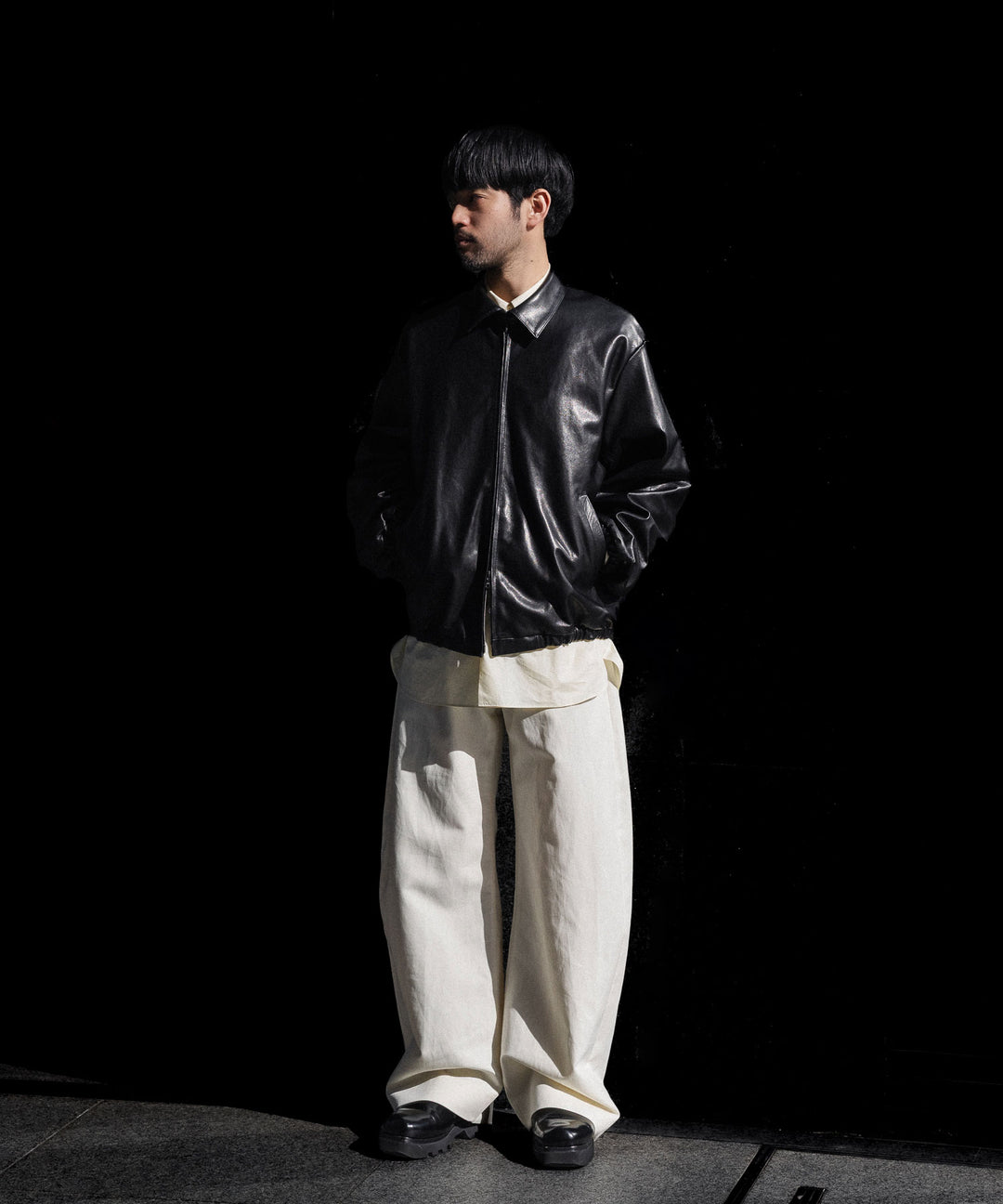 ssstein(シュタイン)のLAMBS LEATHER LIGHT ZIP JACKET - BLACKの公式通販サイトsession福岡セレクトショップ