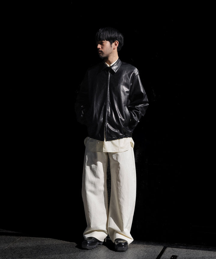 ssstein(シュタイン)のLAMBS LEATHER LIGHT ZIP JACKET - BLACKの公式通販サイトsession福岡セレクトショップ