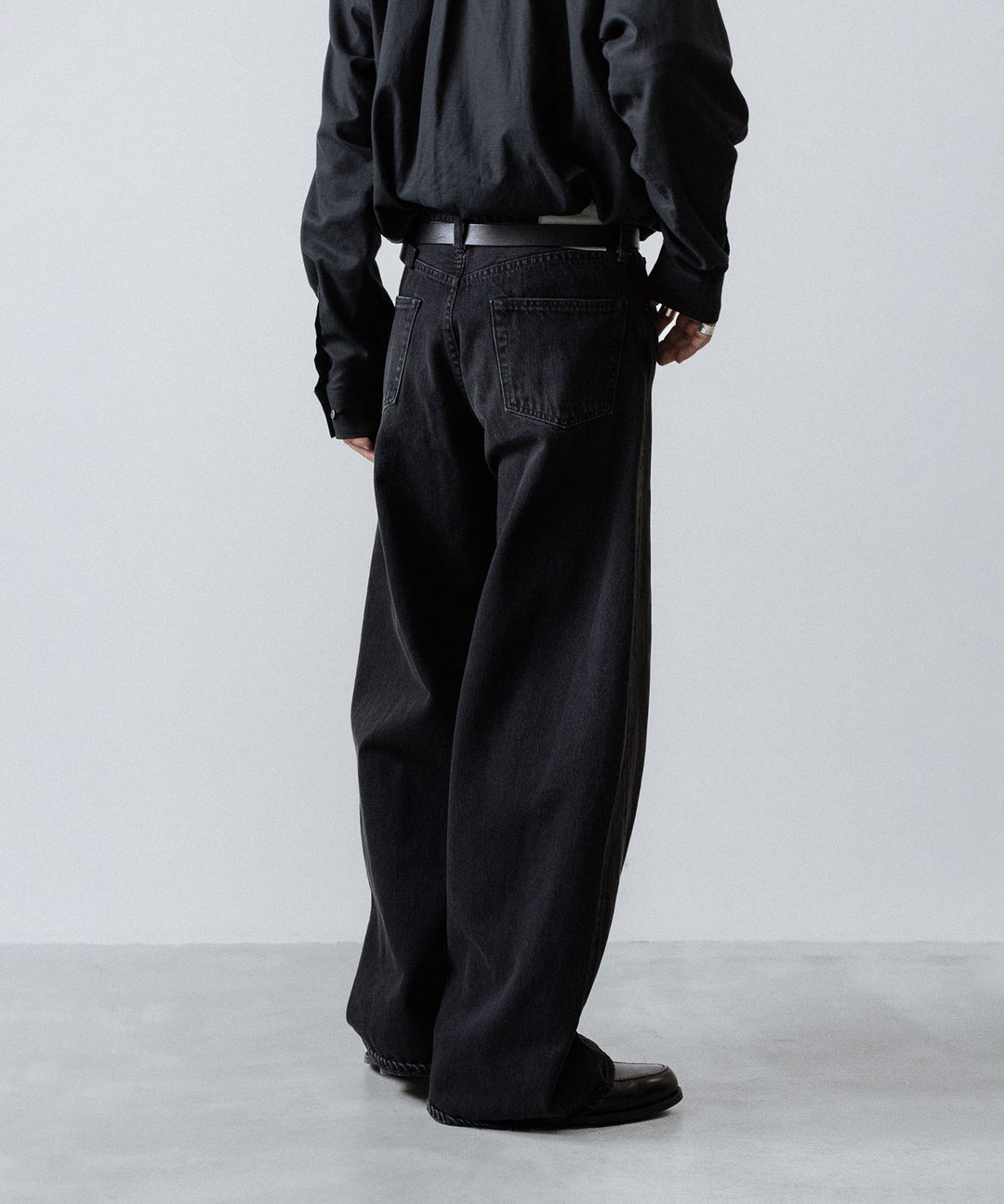 ssstein(シュタイン)のDEFORMATION WIDE DENIM JEANS - BLACKの公式通販サイトsession福岡セレクトショップ