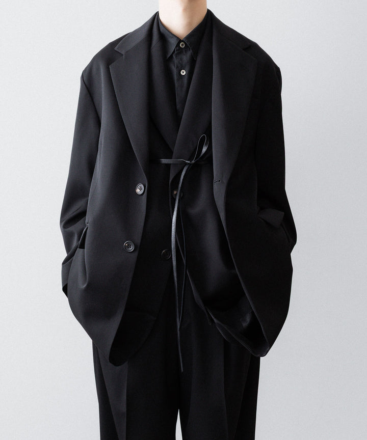 ssstein(シュタイン)のOVERSIZED LAYERED COMBINATION JACKET - BLACKの公式通販サイトsession福岡セレクトショップ