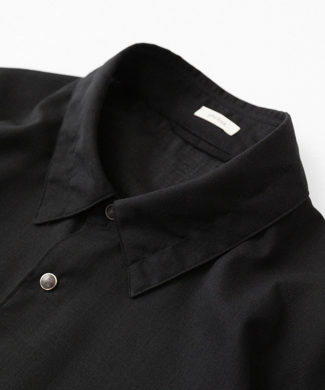 phebus- フィーバスのWOOL POLY TROPICAL SHIRTのBLACK公式通販サイトsession福岡セレクトショップ