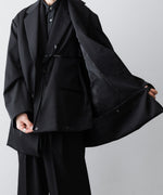 画像をギャラリービューアに読み込む, ssstein(シュタイン)のOVERSIZED LAYERED COMBINATION JACKET - BLACKの公式通販サイトsession福岡セレクトショップ
