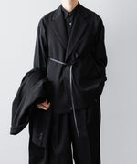 画像をギャラリービューアに読み込む, ssstein(シュタイン)のOVERSIZED LAYERED COMBINATION JACKET - BLACKの公式通販サイトsession福岡セレクトショップ
