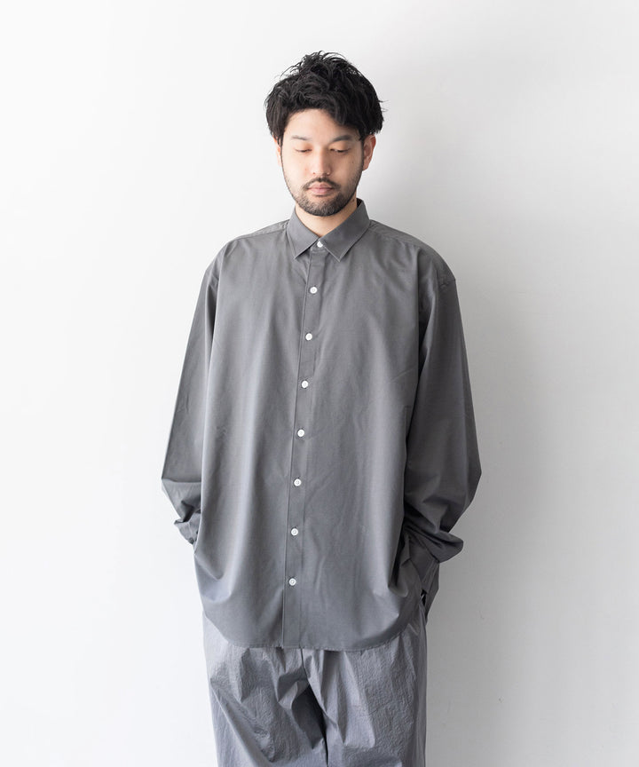 【KANEMASA PHIL.】カネマサのROYAL OX DRESS JERSEY SHIRT - GRAY 公式通販session福岡セレクトショップ