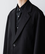 画像をギャラリービューアに読み込む, ssstein(シュタイン)のOVERSIZED SINGLE BREASTED LONG JACKET - BLACKの公式通販サイトsession福岡セレクトショップ
