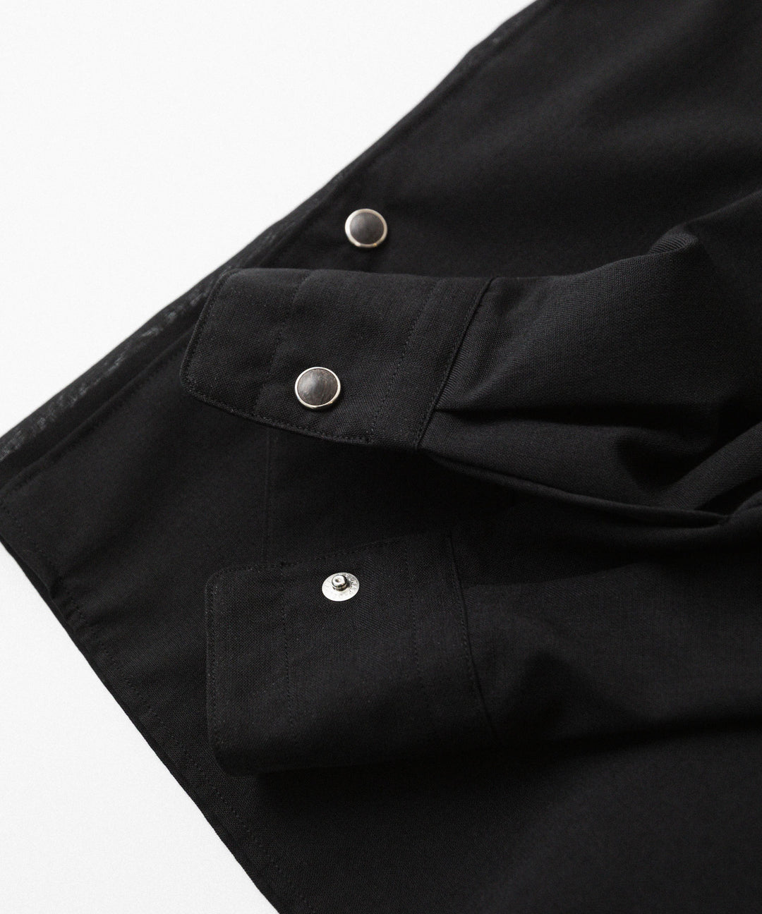 phebus- フィーバスのWOOL POLY TROPICAL SHIRTのBLACK公式通販サイトsession福岡セレクトショップ