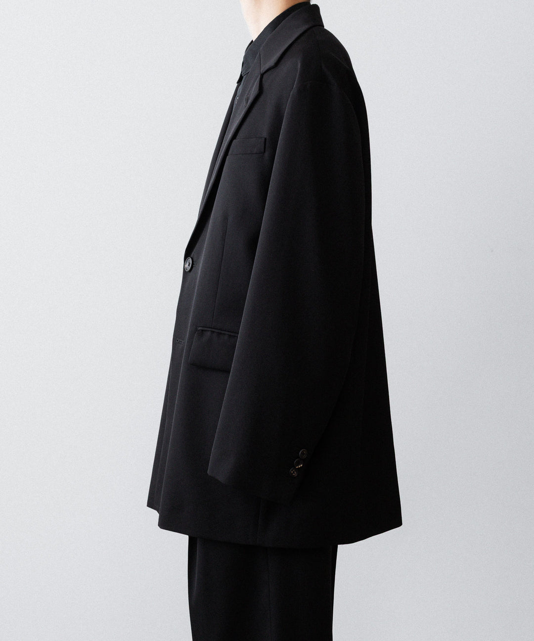 ssstein(シュタイン)のOVERSIZED SINGLE BREASTED LONG JACKET - BLACKの公式通販サイトsession福岡セレクトショップ