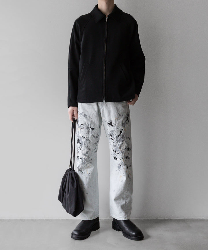 【INTÉRIM】インテリム PURE BLACK WOOL DRIVING JACKET - BLACK sessionセッション福岡セレクトショップ 公式通販サイト