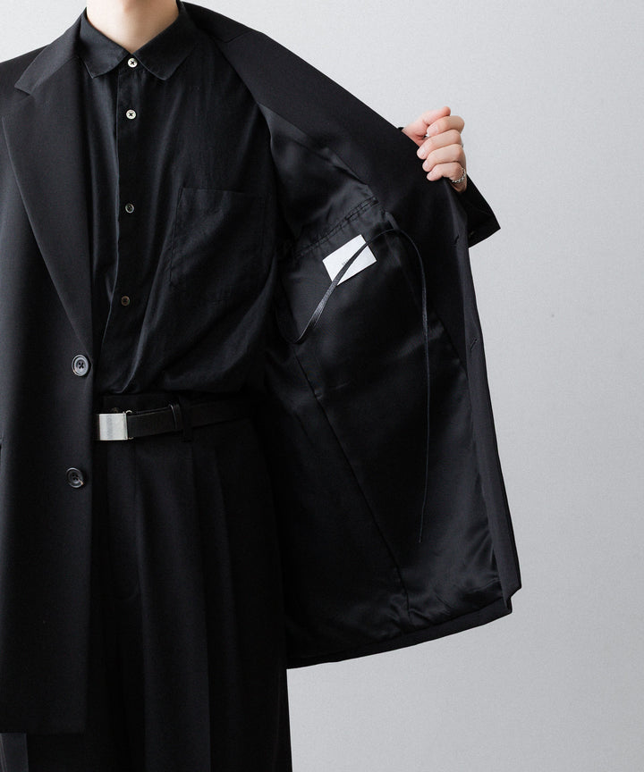 ssstein(シュタイン)のOVERSIZED SINGLE BREASTED LONG JACKET - BLACKの公式通販サイトsession福岡セレクトショップ