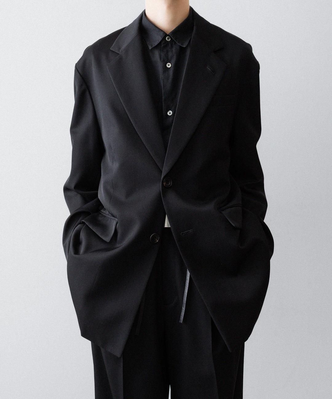 ssstein(シュタイン)のOVERSIZED SINGLE BREASTED LONG JACKET - BLACKの公式通販サイトsession福岡セレクトショップ