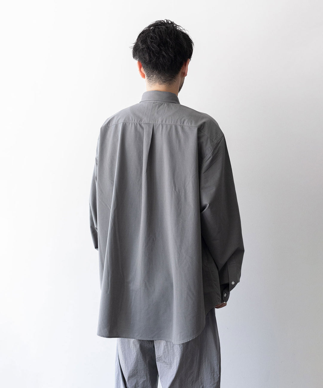 【KANEMASA PHIL.】カネマサのROYAL OX DRESS JERSEY SHIRT - GRAY 公式通販session福岡セレクトショップ