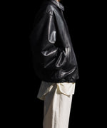 画像をギャラリービューアに読み込む, ssstein(シュタイン)のLAMBS LEATHER LIGHT ZIP JACKET - BLACKの公式通販サイトsession福岡セレクトショップ
