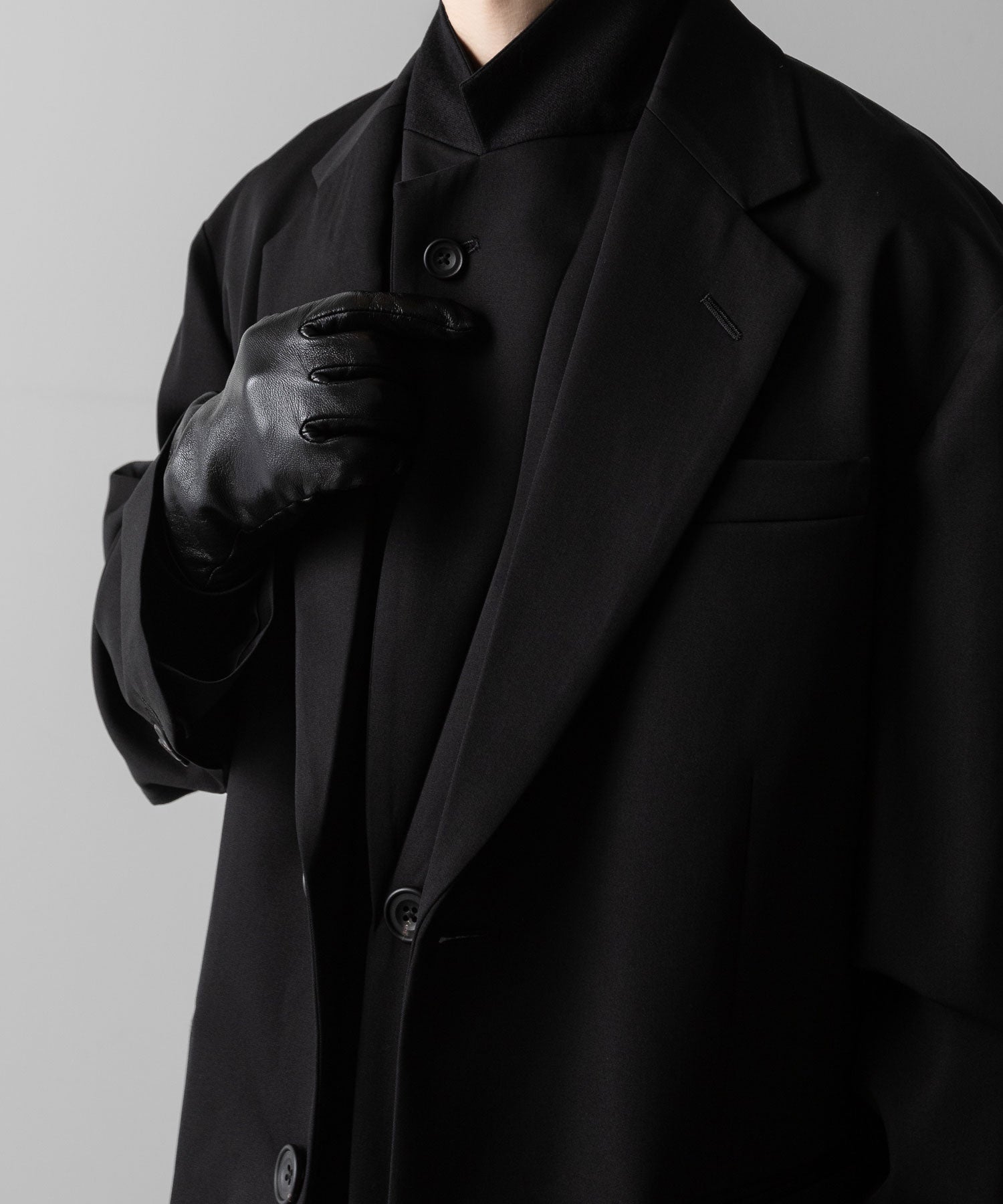 ssstein(シュタイン)のOVERSIZED LAYERED COMBINATION JACKET - BLACKの公式通販サイトsession福岡セレクトショップ