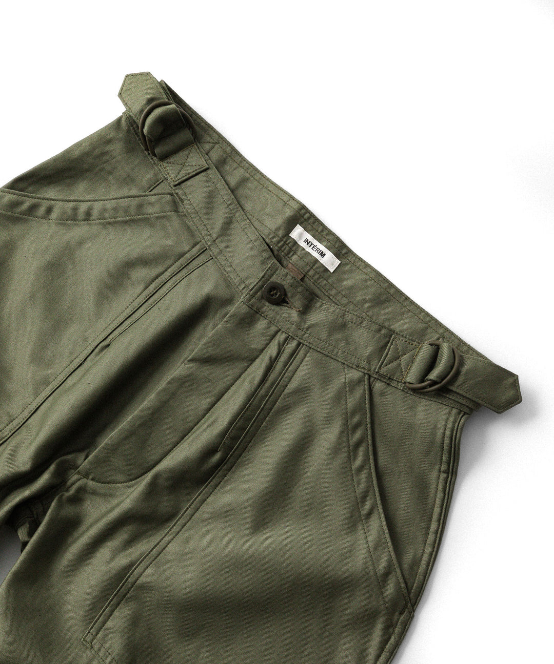 INTÉRIM インテリムGIZA BACK SATIN FRENCH AIR FORCE MECHANIC PANTSのOLIVE 公式通販サイトsession福岡セレクトショップ
