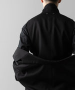 画像をギャラリービューアに読み込む, ssstein(シュタイン)のOVERSIZED LAYERED COMBINATION JACKET - BLACKの公式通販サイトsession福岡セレクトショップ
